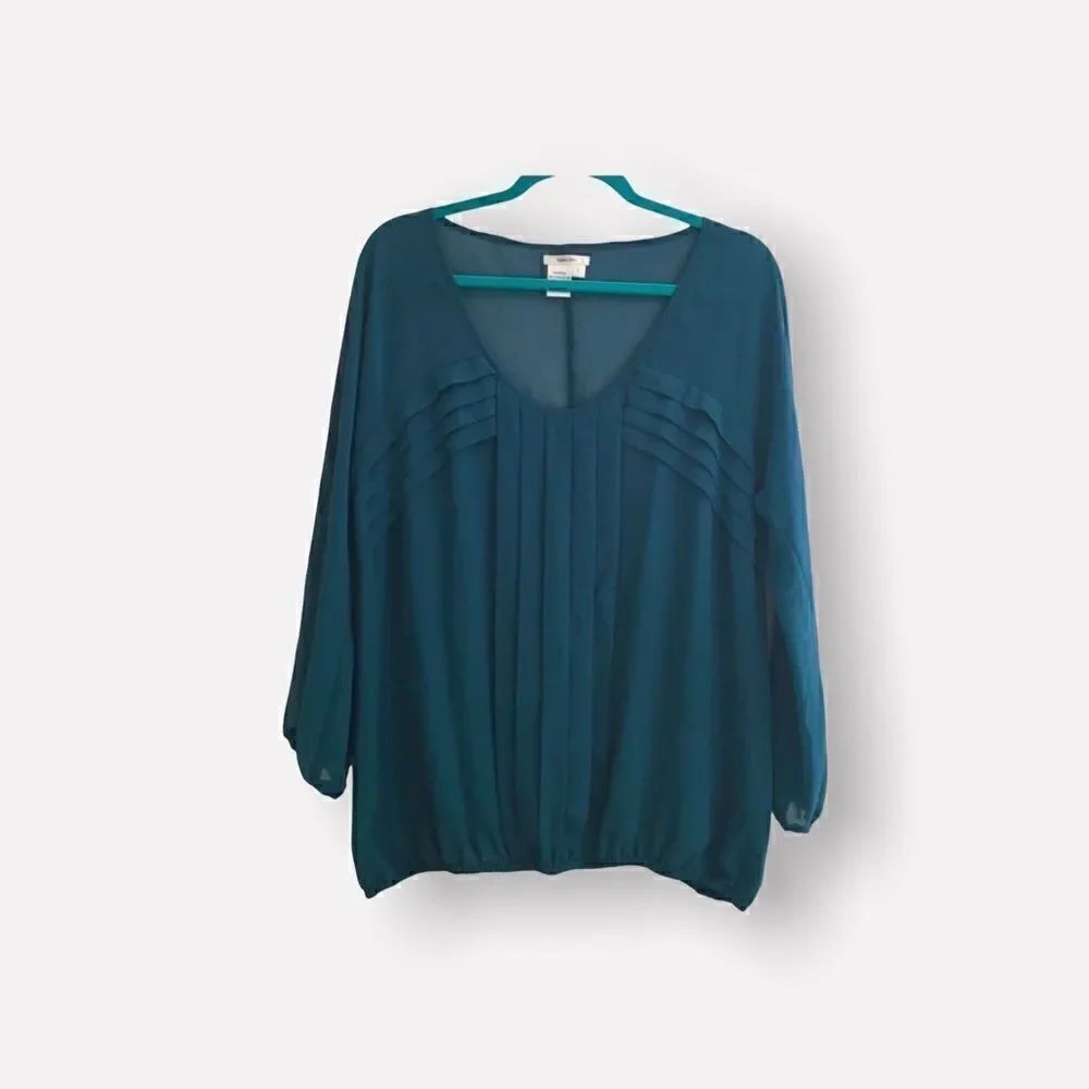 Sophie Max  Long Sleeve Blouse Size Medium